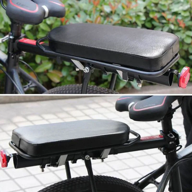 Cojín grueso para asiento trasero de bicicleta