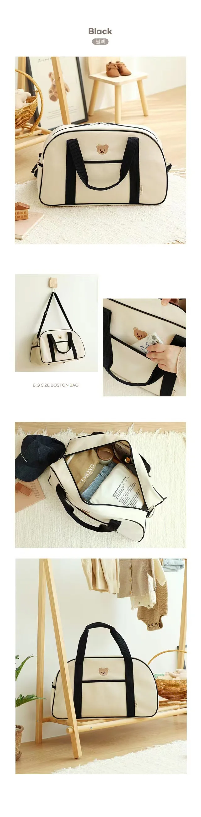 Bolsa de lona para maternidad y hospital