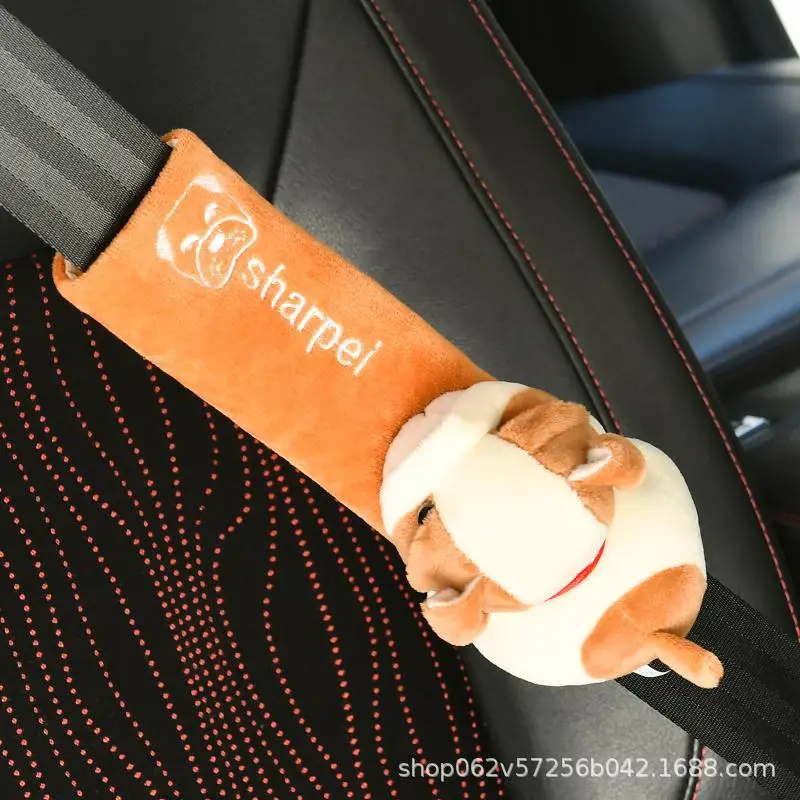 Protector de arnés para silla de coche de bebé - diseño animal suave - imagen 3