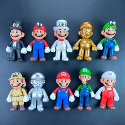Figura de acción Super Mario y Luigi, estilo anime, regalo niño