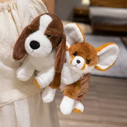 Peluche zorro fennec y basset hound suave – Juguete infantil 25-28 cm