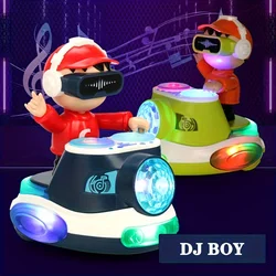 Juguete DJ bailarín con luces LED y música para niños