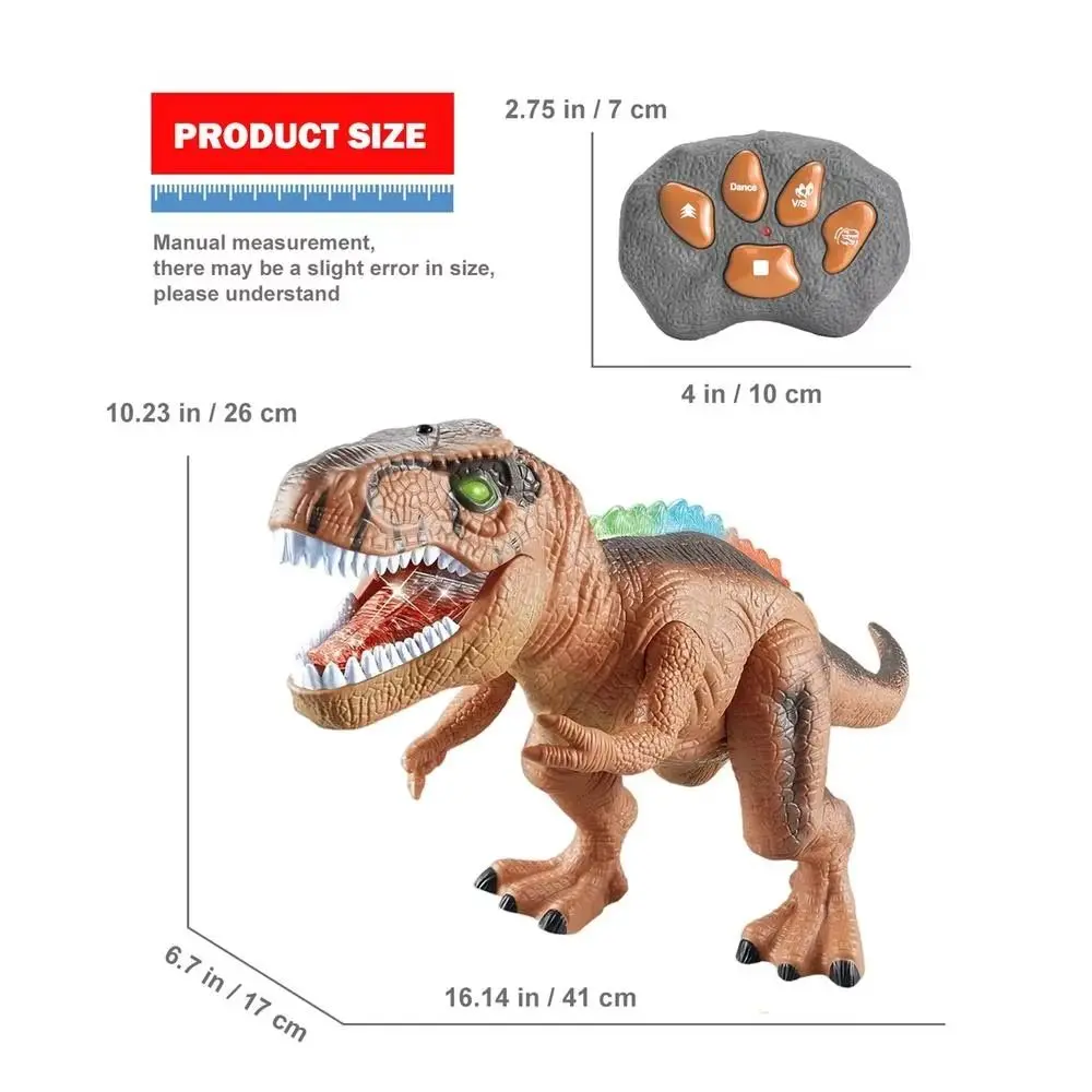 Diseño robusto del dinosaurio RC