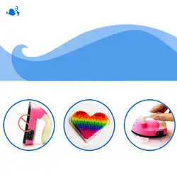 Cuentas de hierro para manualidades infantiles con patrones coloridos