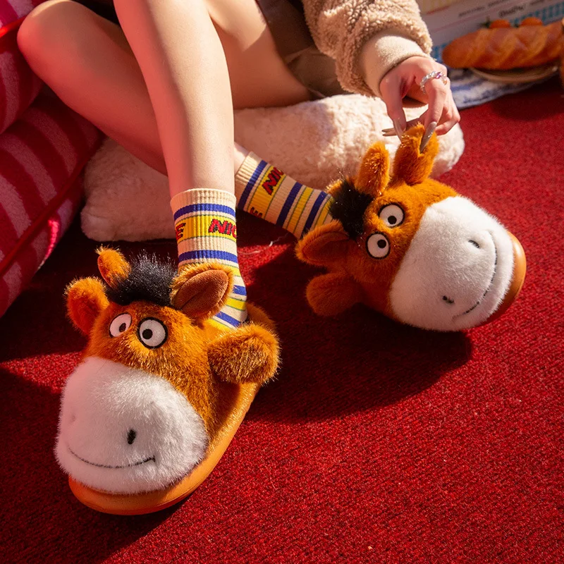 Zapatillas Little Donkey de algodón para bebé cómodas en casa - imagen 3