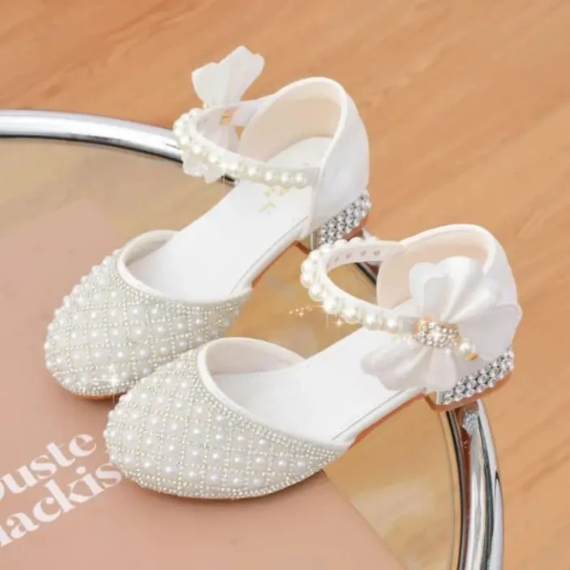 Zapatos de fiesta para niña con pedrería – Diseño princesa brillante - imagen 3