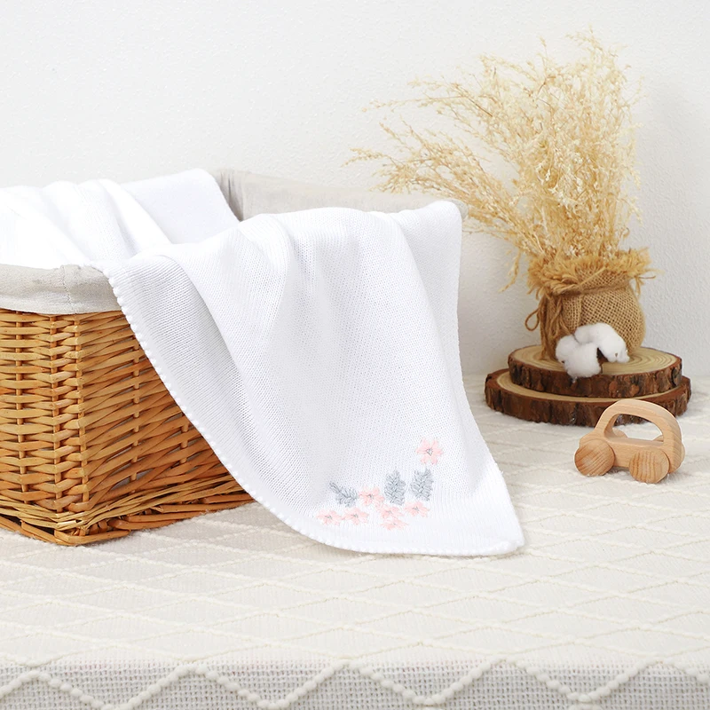 Manta para bebé suave de color sólido 90x70 cm para cochecito - imagen 5