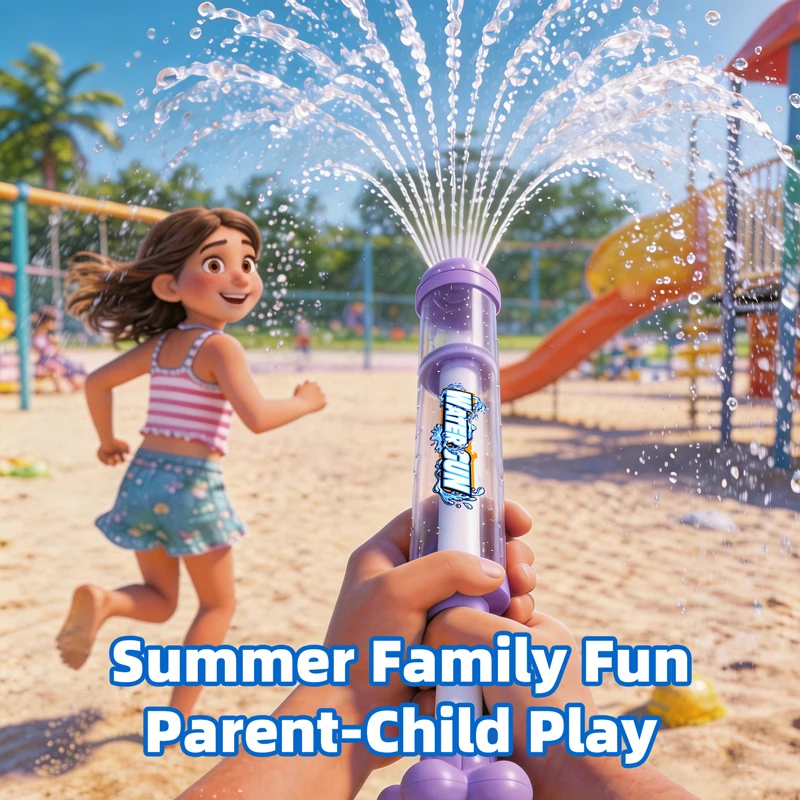 Pistola de agua con luces y efectos para niños de verano - imagen 2