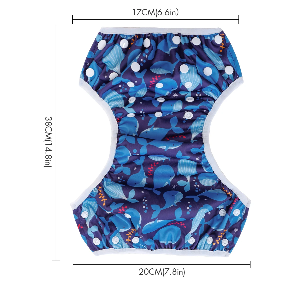 Cover pañal piscina reutilizable bebé HappyFlute - imagen 4