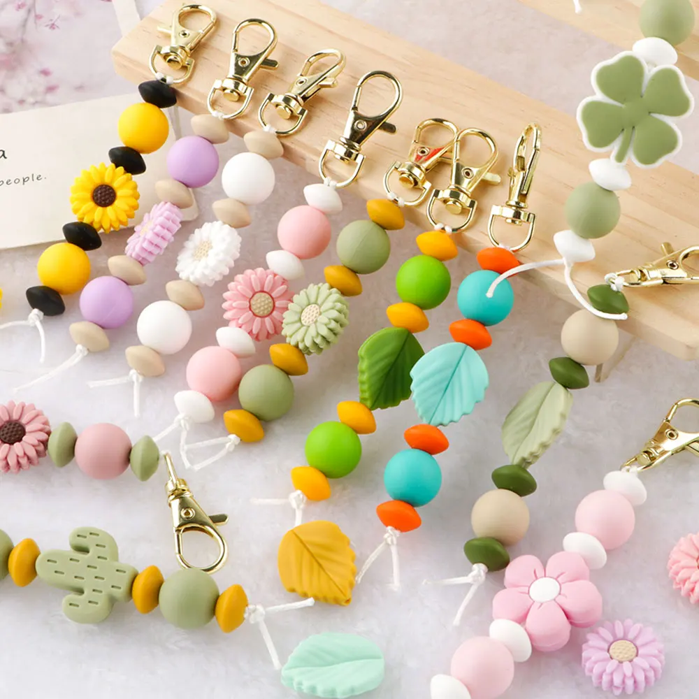 Cuentas redondas de silicona para pulseras infantiles de manualidades - imagen 3