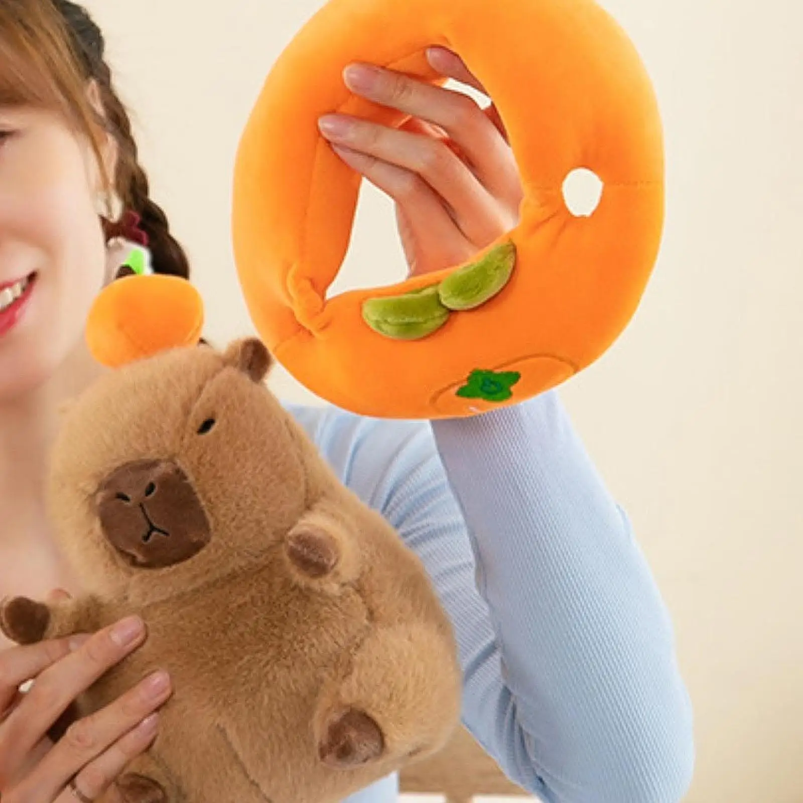 Peluche de capibara suave para habitación infantil, regalo - imagen 5