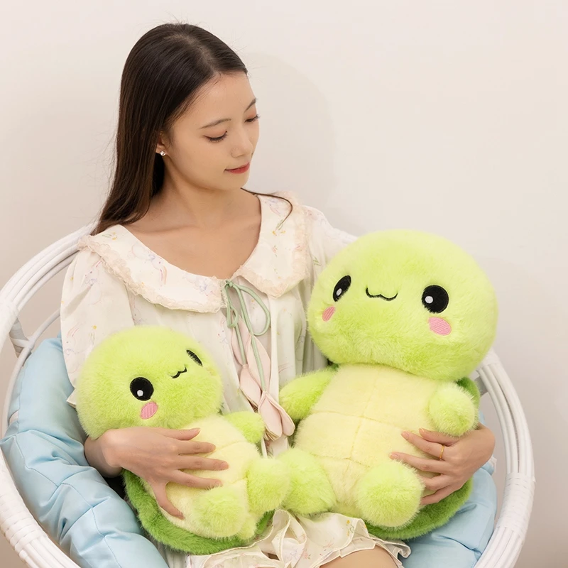 Apple peluche de tortuga suave como almohada infantil para regalo - imagen 5
