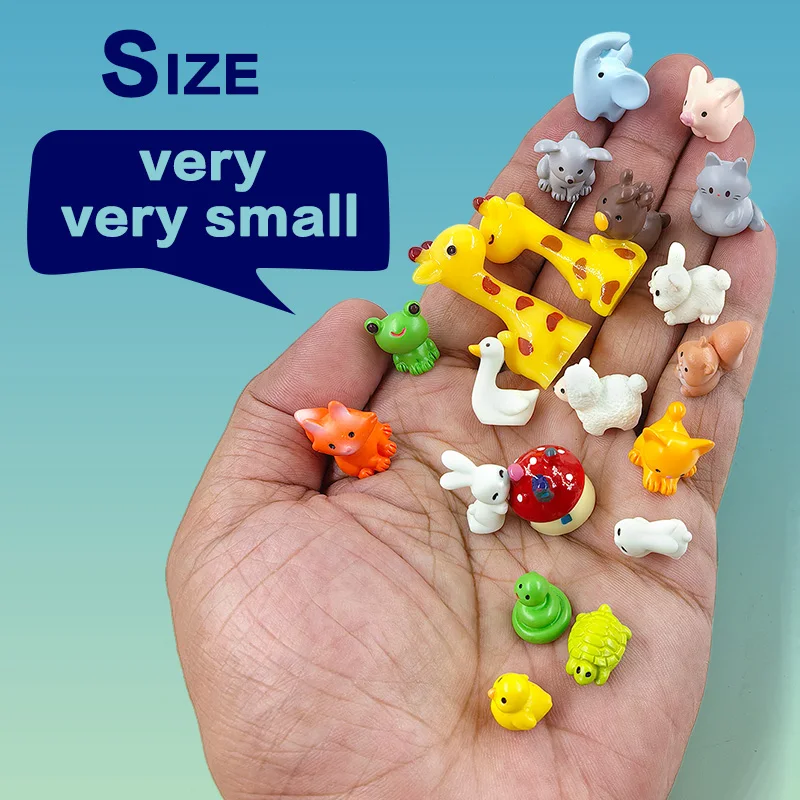 Set de figuras de animales y hadas para jardín infantil