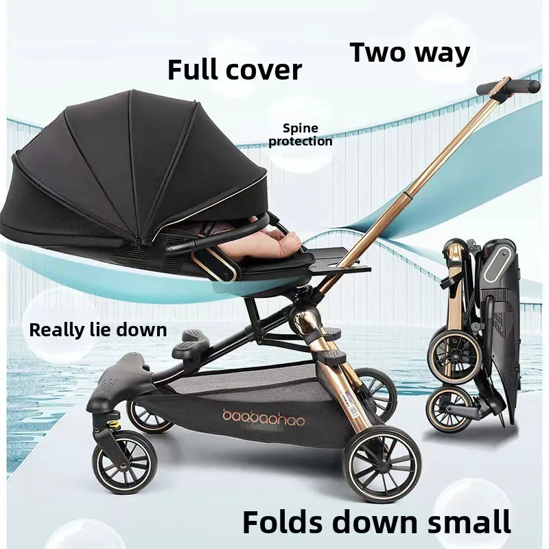 Highlandscape Silla de paseo ligera reversible con respaldo ajustable - imagen 2