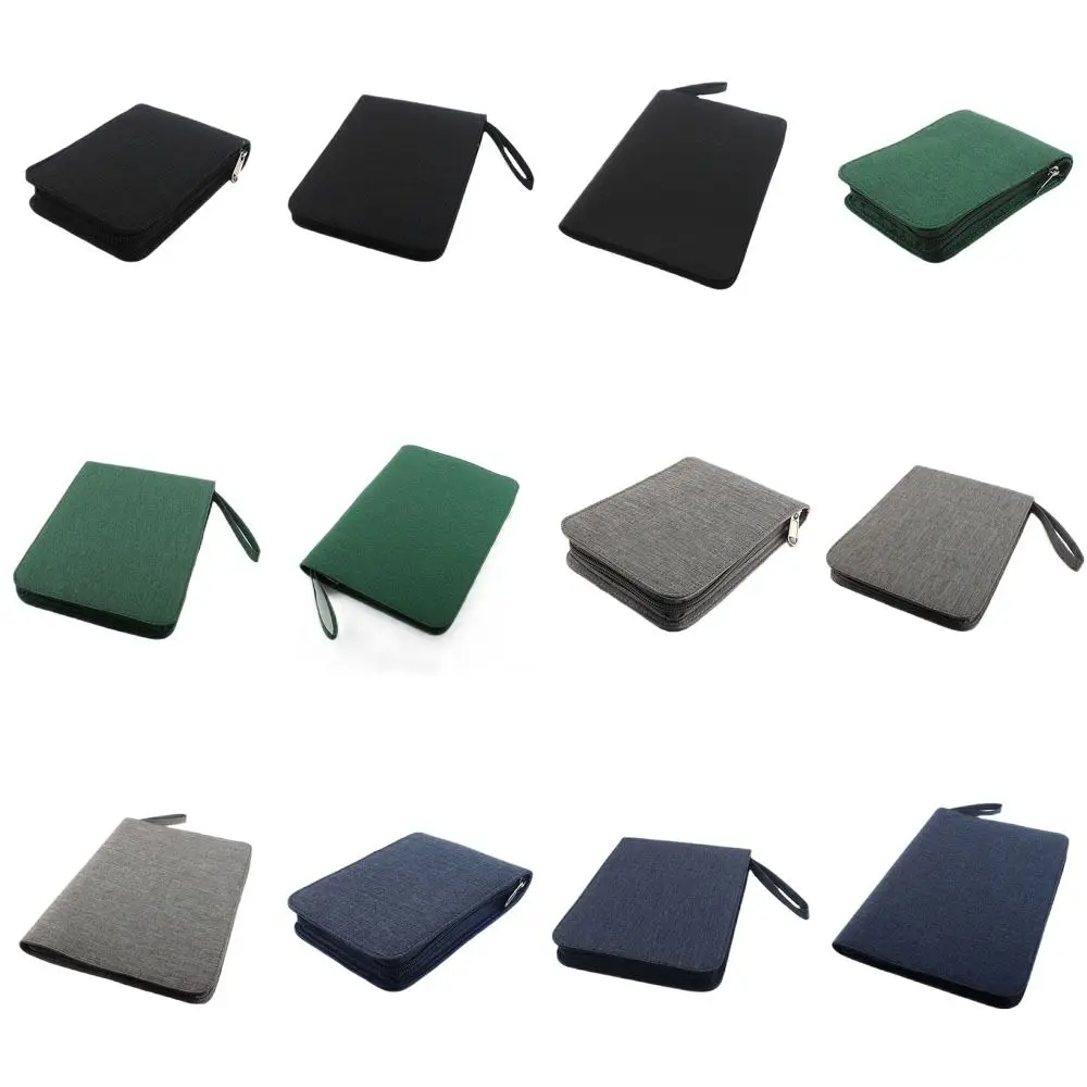 Estuche con cremallera y ranuras para material escolar