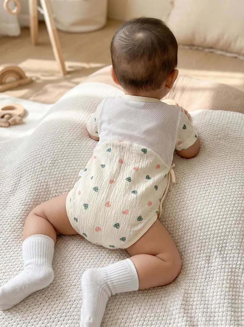 MILANCEL body de verano para recién nacido con calados ventilados - imagen 4