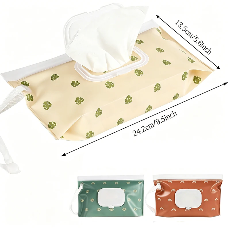 Dispensador portátil de toallitas húmedas para bebés con bolsa - imagen 4