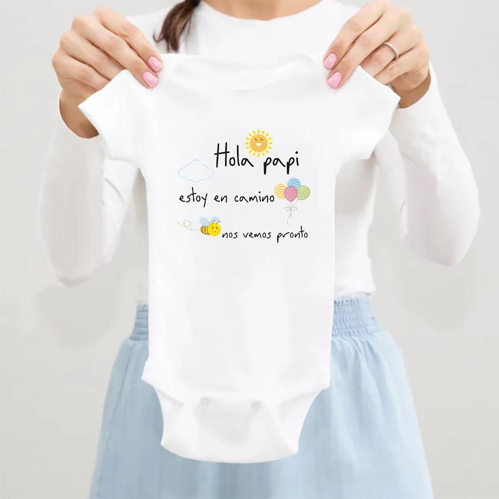Body estampado para recién nacido – anuncio de embarazo divertido - imagen 2