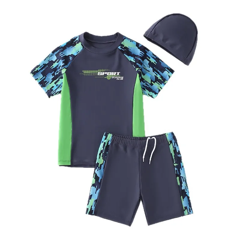 Trajes de baño infantiles con protección solar y secado rápido - imagen 2