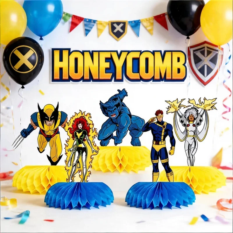 Decoración panal de abeja para fiestas en casa, bodas y eventos
