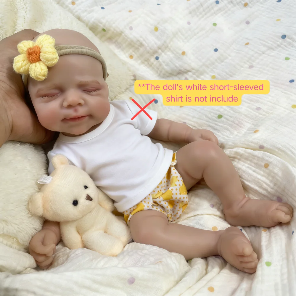 Muñeca reborn de silicona Pascale, niña suave y lavable - imagen 3