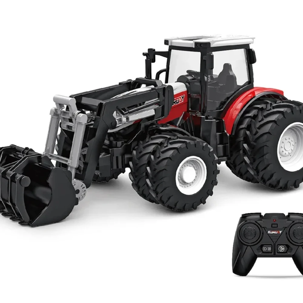 Coche teledirigido tractor de granjero con remolque - imagen 3