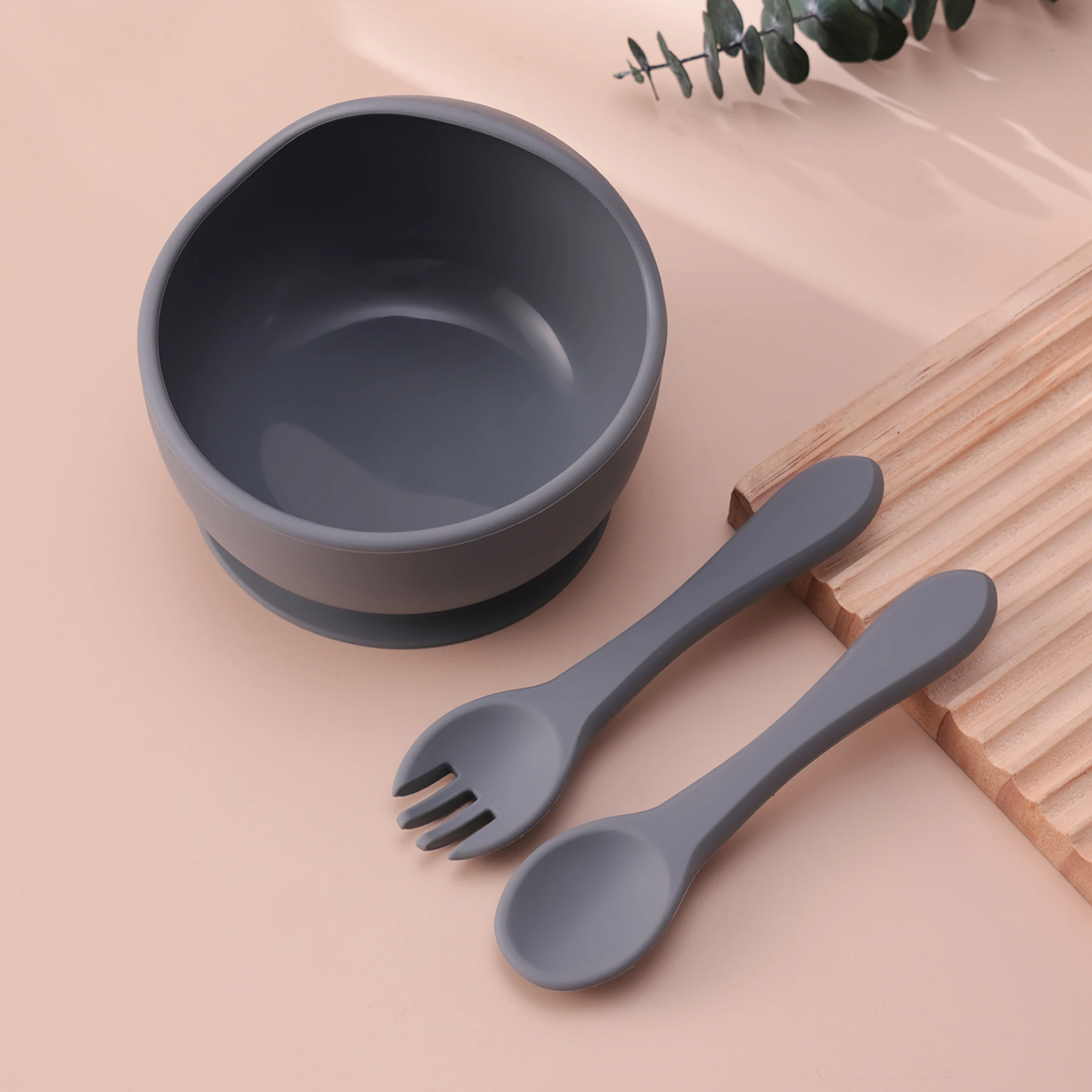 Cuchara y tenedor de entrenamiento para autoalimentación