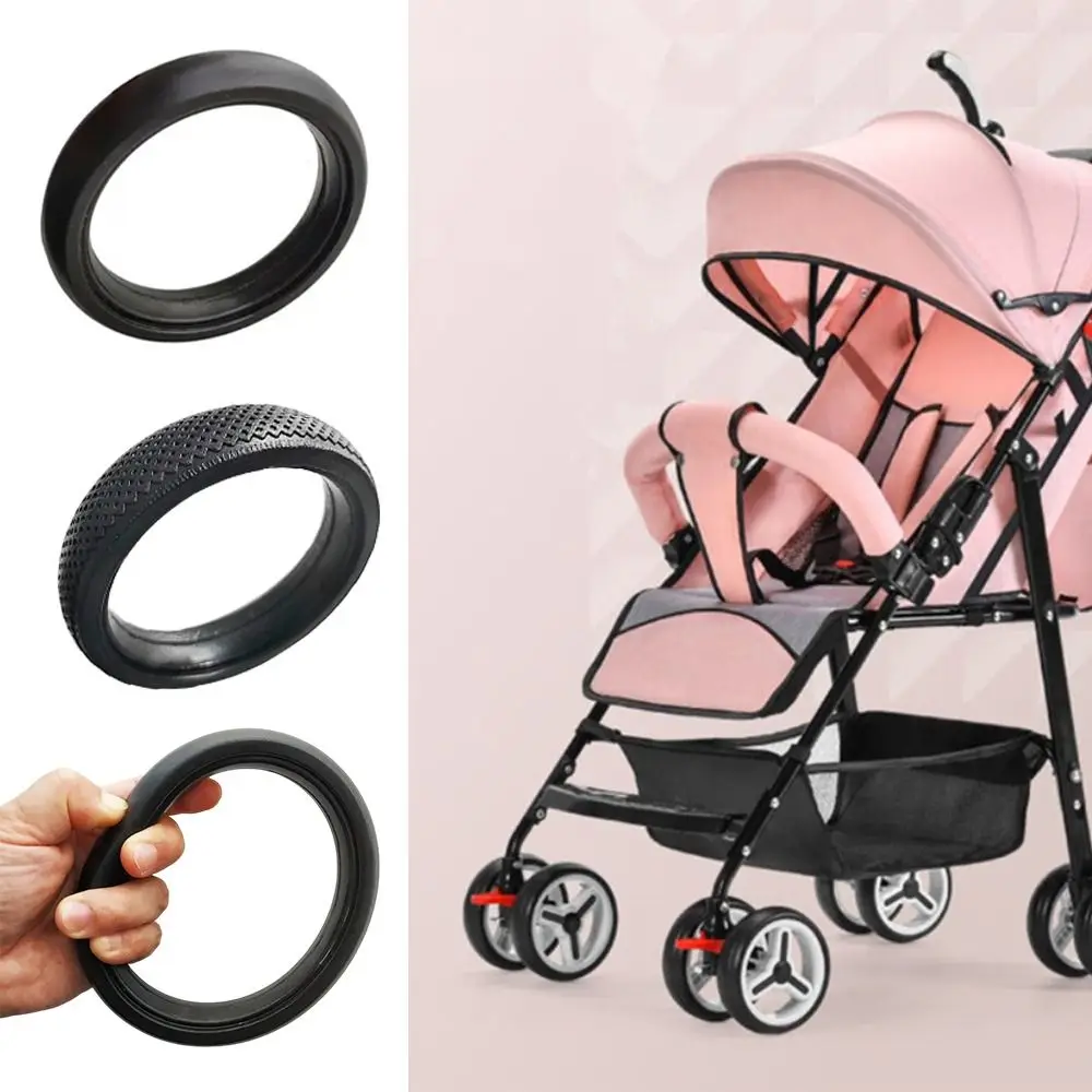 Neumático de repuesto para cochecito de bebé en color negro