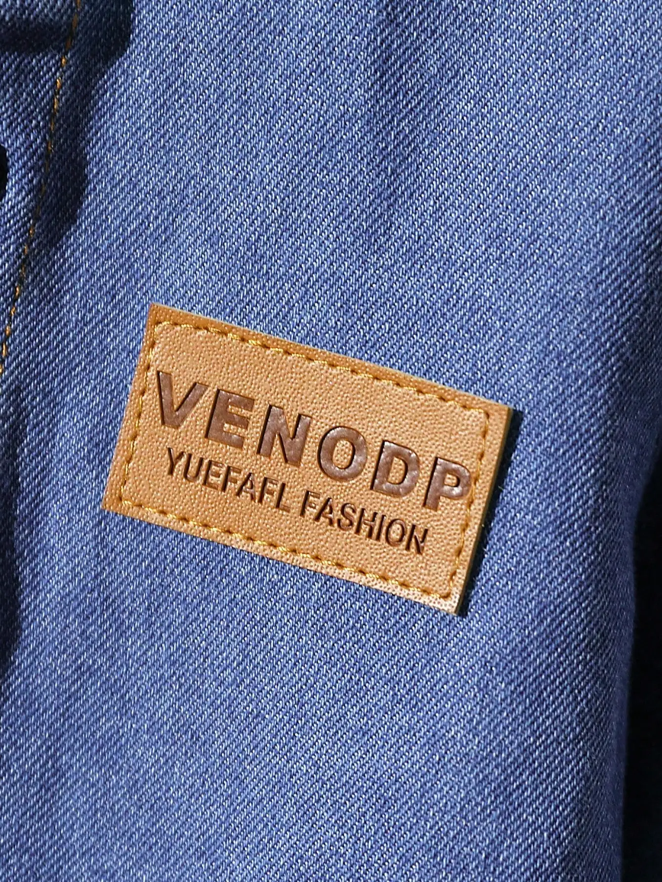 Conjunto vaquero bebé de camisa y pantalón para primavera y otoño - imagen 3