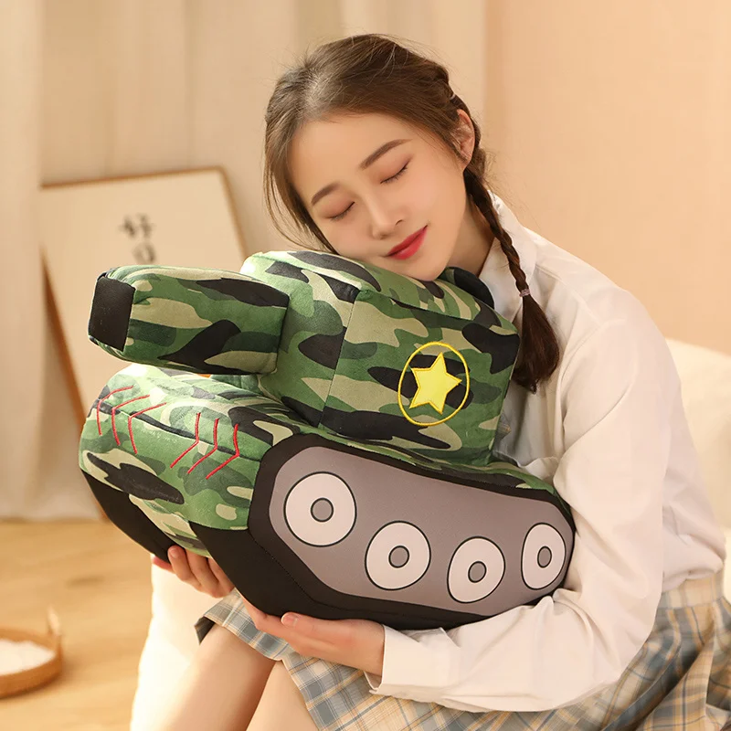 Peluche de tanque suave para niños – Juguete tierno - imagen 3