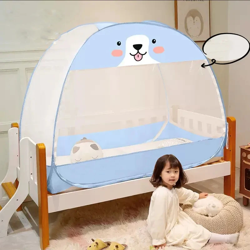 Mosquitera para cuna de bebé con cremallera anticaída, sin instalación - imagen 2