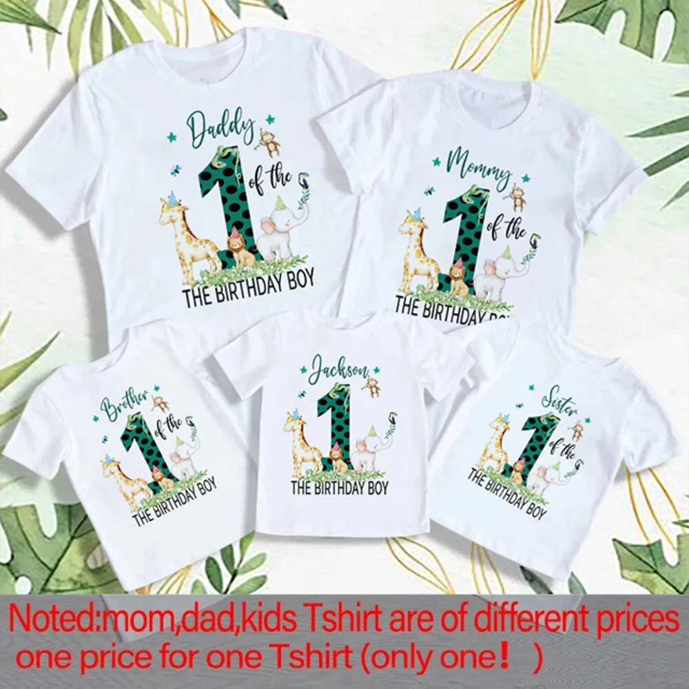 Camisetas familiares de jungla a juego cómodas para toda familia - imagen 3