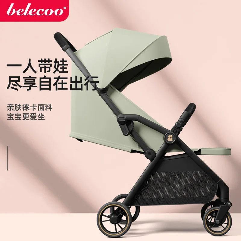 Coche de paseo ligero reclinable con plegado automático - imagen 4