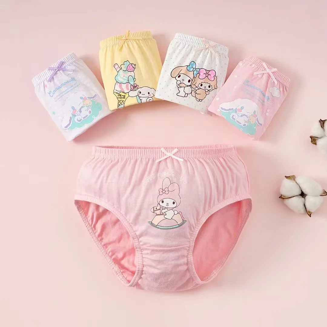 Cintura elástica y corte cómodo de la ropa interior infantil