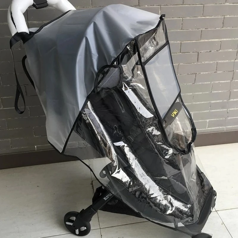 Cubierta impermeable para cochecito, lluvia y viento - imagen 3