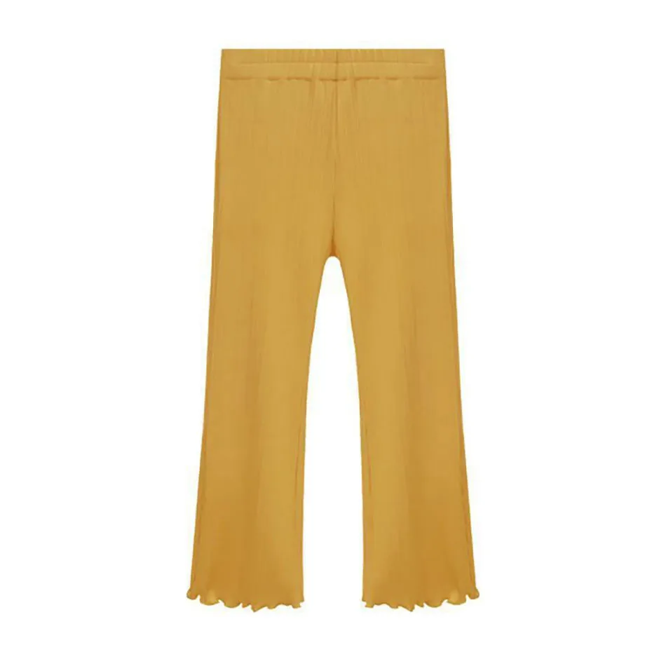 Pantalones acampanados seda hielo niña – Estilo princesa verano - imagen 2