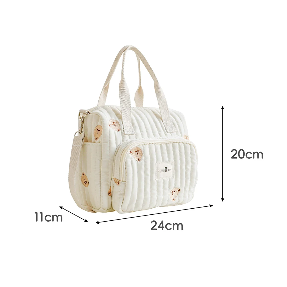 Bolso cambiador cruzado gran capacidad para pañales y biberones - imagen 5