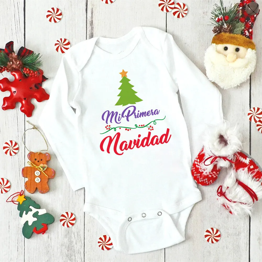 Ropa de bebé para fiesta de Navidad con diseño especial