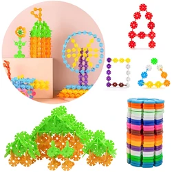 Bloques de construcción ZYF con copo nieve para reconocer colores