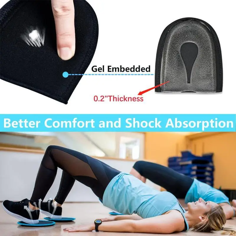Protector de talón con gel de silicona para fascitis plantar - imagen 3