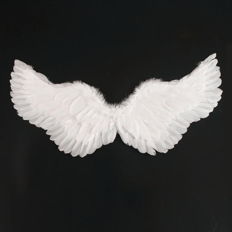 Vista detallada del efecto de plumas de imitación