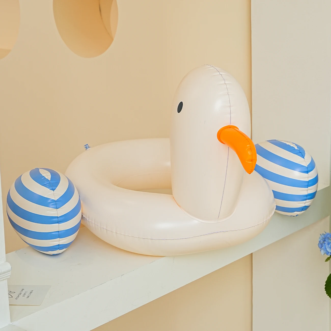 Flotador de brazo inflable con forma de gaviota para nadar - imagen 3