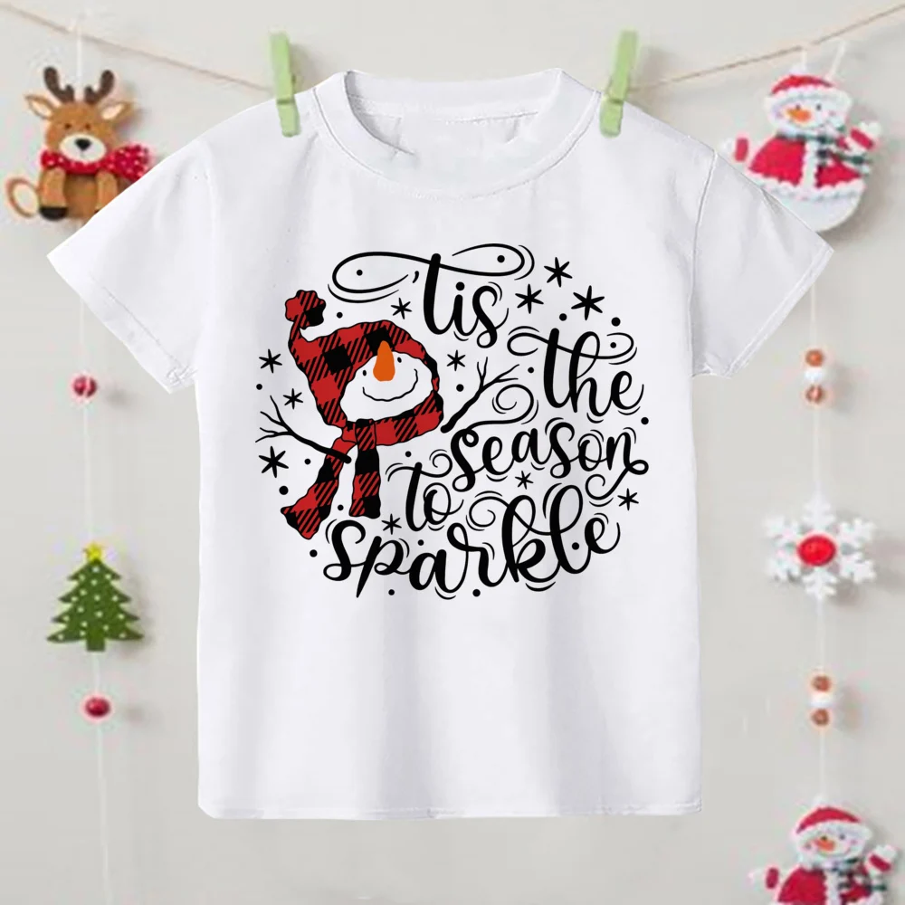 Camiseta Navidad para niños con estampado de ciervos - imagen 4