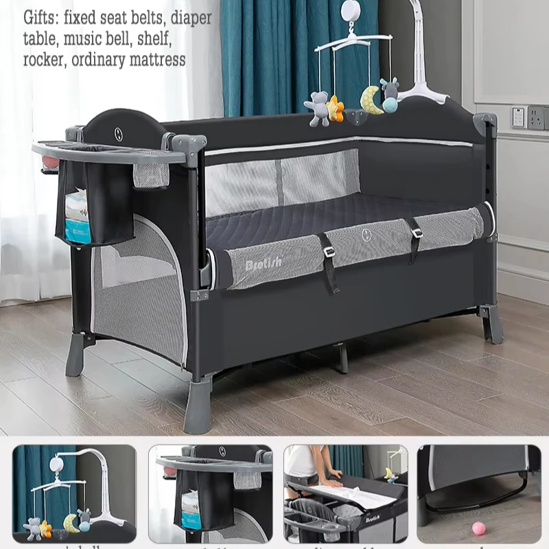 IMBABY Cuna Convertible Moisés Portátil - Cama plegable - imagen 2