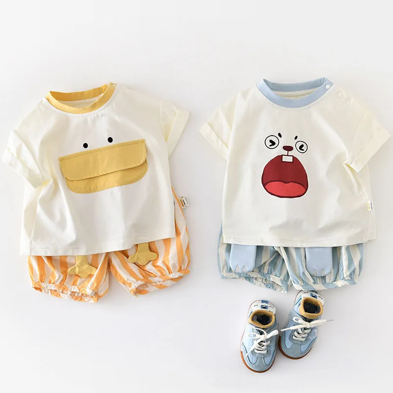 Camiseta verano niños holgada manga corta dibujo pato - imagen 3