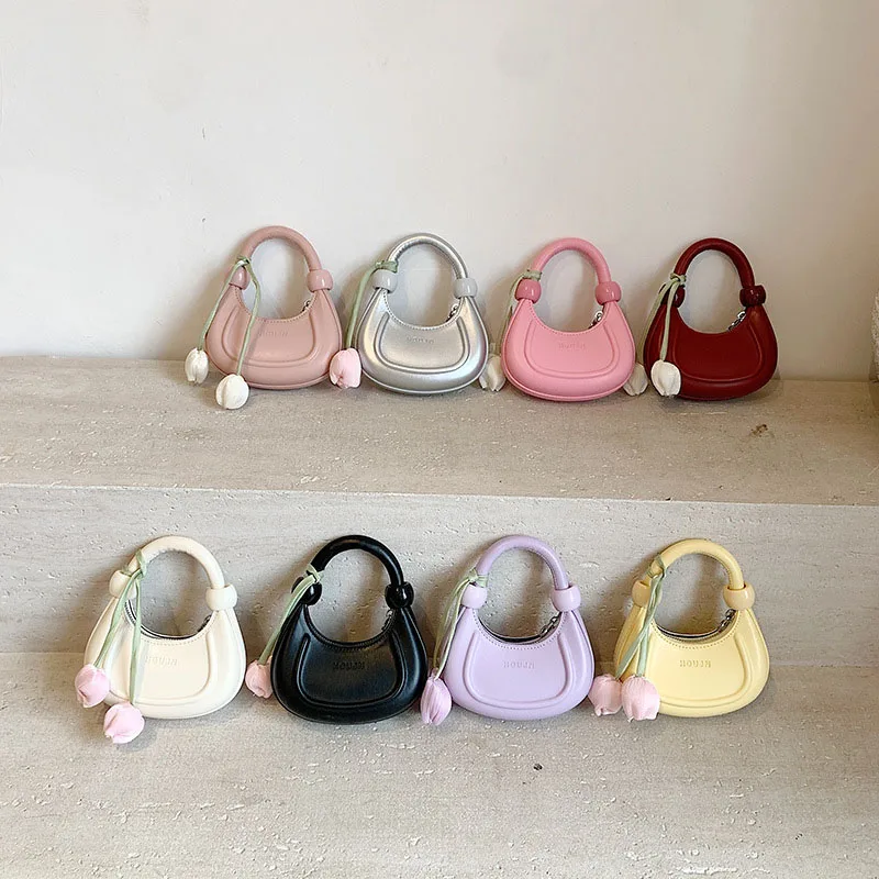 MILANCEL bolso bandolera infantil forma tulipán minimalista de verano - imagen 2
