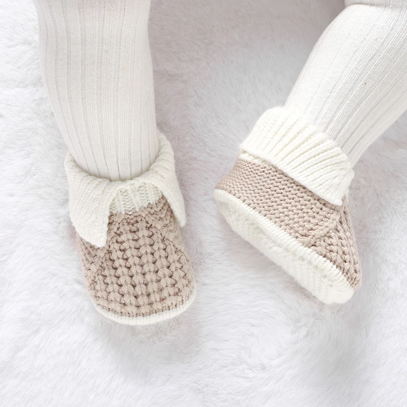 Botines de bebé con suela blanda antideslizante para primeros pasos - imagen 4