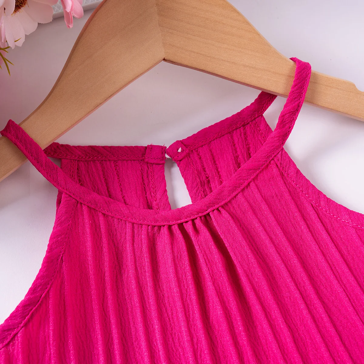 Somenie Conjunto de verano niña con volantes y pantalón ancho largo - imagen 5