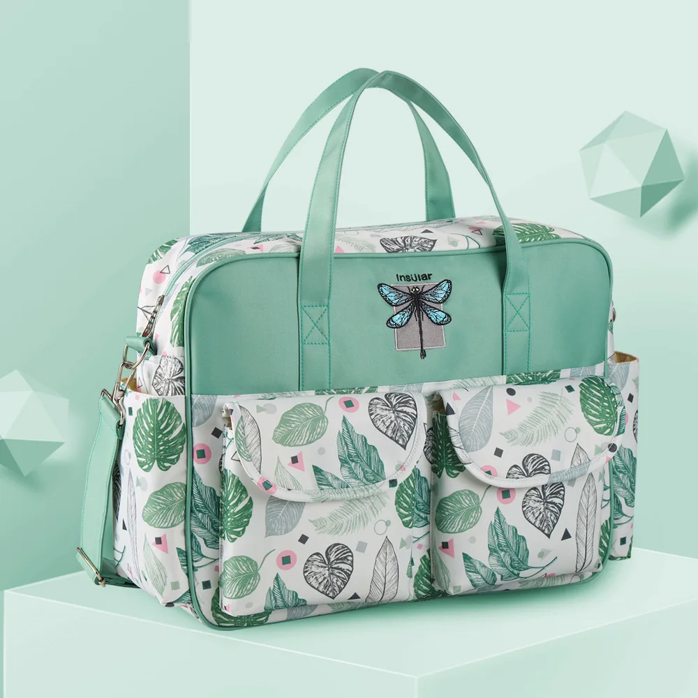 Bolso de pañales impermeable nailon gran capacidad cruzado - imagen 4
