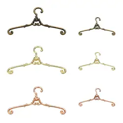 Perchas casa de muñecas Retro – Soporte ropa armario decoración